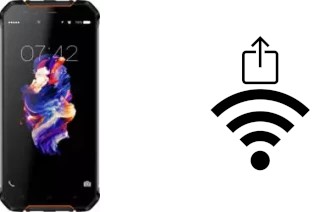 Générer un QR code avec la clé Wifi sur un Oukitel WP1