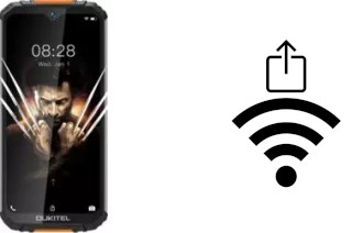 Générer un QR code avec la clé Wifi sur un Oukitel WP6