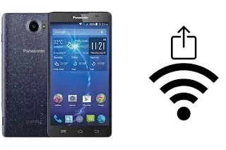 Générer un QR code avec la clé Wifi sur un Panasonic P55