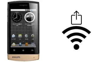 Générer un QR code avec la clé Wifi sur un Philips D822