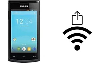 Générer un QR code avec la clé Wifi sur un Philips S308