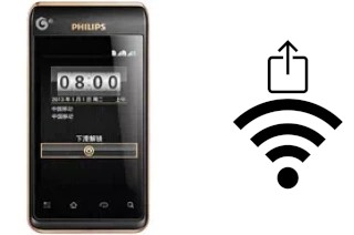 Générer un QR code avec la clé Wifi sur un Philips T939