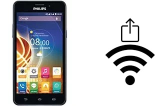 Générer un QR code avec la clé Wifi sur un Philips V526