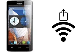 Générer un QR code avec la clé Wifi sur un Philips W3500