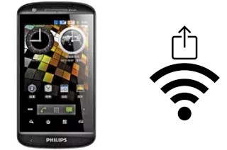 Générer un QR code avec la clé Wifi sur un Philips W626