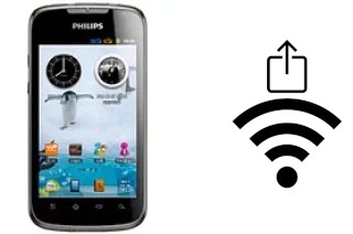 Générer un QR code avec la clé Wifi sur un Philips W635