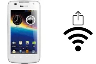 Générer un QR code avec la clé Wifi sur un Philips W6350