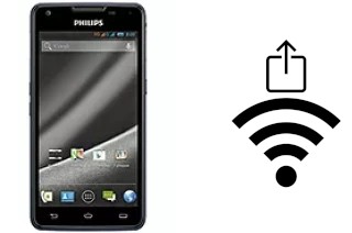 Générer un QR code avec la clé Wifi sur un Philips W6610