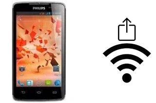 Générer un QR code avec la clé Wifi sur un Philips W732