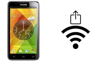 Générer un QR code avec la clé Wifi sur un Philips W8355