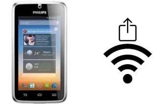 Générer un QR code avec la clé Wifi sur un Philips W8500