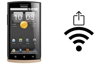 Générer un QR code avec la clé Wifi sur un Philips W920