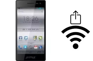 Générer un QR code avec la clé Wifi sur un PRIMUX Primux Sigma