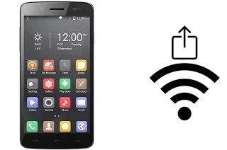 Générer un QR code avec la clé Wifi sur un QMobile Linq L10