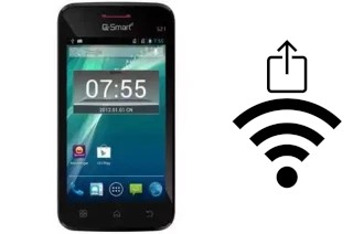 Générer un QR code avec la clé Wifi sur un QSmart S21