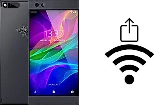 Générer un QR code avec la clé Wifi sur un Razer Phone