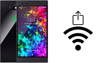 Générer un QR code avec la clé Wifi sur un Razer Phone 2