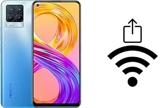 Générer un QR code avec la clé Wifi sur un Realme 8 Pro