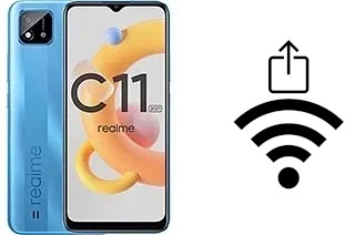 Générer un QR code avec la clé Wifi sur un Realme C11 (2021)