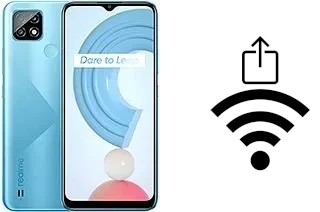 Générer un QR code avec la clé Wifi sur un Realme C21