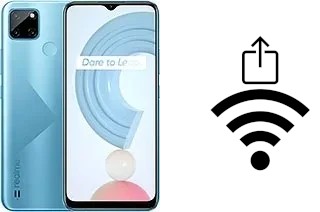 Générer un QR code avec la clé Wifi sur un Realme C21Y