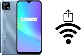 Générer un QR code avec la clé Wifi sur un Realme C25