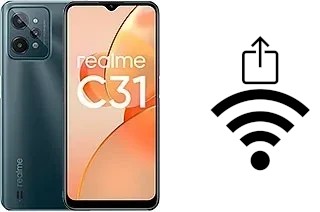 Générer un QR code avec la clé Wifi sur un Realme C31