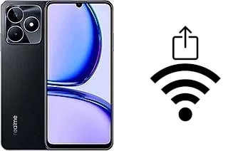 Générer un QR code avec la clé Wifi sur un Realme C53