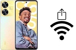 Générer un QR code avec la clé Wifi sur un Realme C55