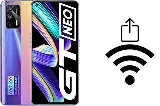 Générer un QR code avec la clé Wifi sur un Realme GT Neo