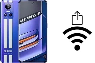 Générer un QR code avec la clé Wifi sur un Realme GT Neo 3 150W