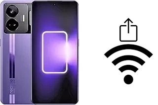 Générer un QR code avec la clé Wifi sur un Realme GT Neo 5 240W