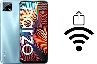 Générer un QR code avec la clé Wifi sur un Realme Narzo 20