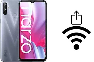 Générer un QR code avec la clé Wifi sur un Realme Narzo 20A