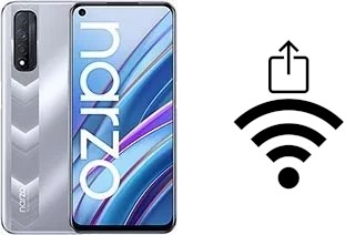 Générer un QR code avec la clé Wifi sur un Realme Narzo 30