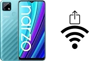 Générer un QR code avec la clé Wifi sur un Realme Narzo 30A