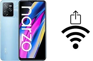 Générer un QR code avec la clé Wifi sur un Realme Narzo 50A Prime