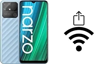 Générer un QR code avec la clé Wifi sur un Realme Narzo 50A