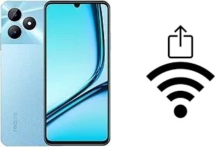 Générer un QR code avec la clé Wifi sur un Realme Note 50