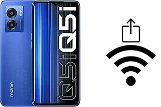 Générer un QR code avec la clé Wifi sur un Realme Q5i