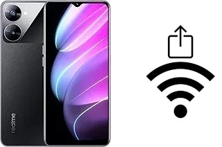 Générer un QR code avec la clé Wifi sur un Realme V30