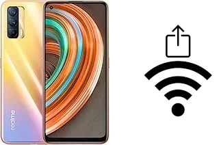 Générer un QR code avec la clé Wifi sur un Realme X7 (India)