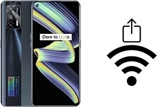 Générer un QR code avec la clé Wifi sur un Realme X7 Max 5G