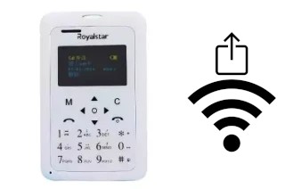 Générer un QR code avec la clé Wifi sur un RoyalStar W102