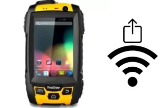 Générer un QR code avec la clé Wifi sur un RugGear RG220EX