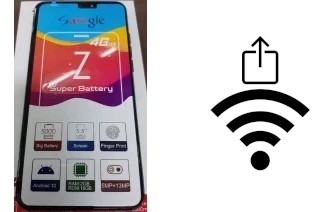 Générer un QR code avec la clé Wifi sur un Samgle Z