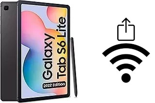 Générer un QR code avec la clé Wifi sur un Samsung Galaxy Tab S6 Lite (2022)