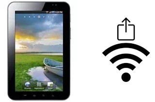 Générer un QR code avec la clé Wifi sur un Samsung Galaxy Tab 4G LTE