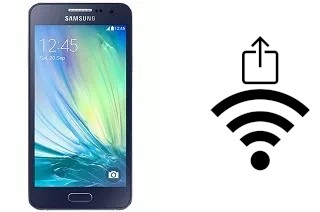 Générer un QR code avec la clé Wifi sur un Samsung Galaxy A3