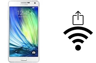 Générer un QR code avec la clé Wifi sur un Samsung Galaxy A7